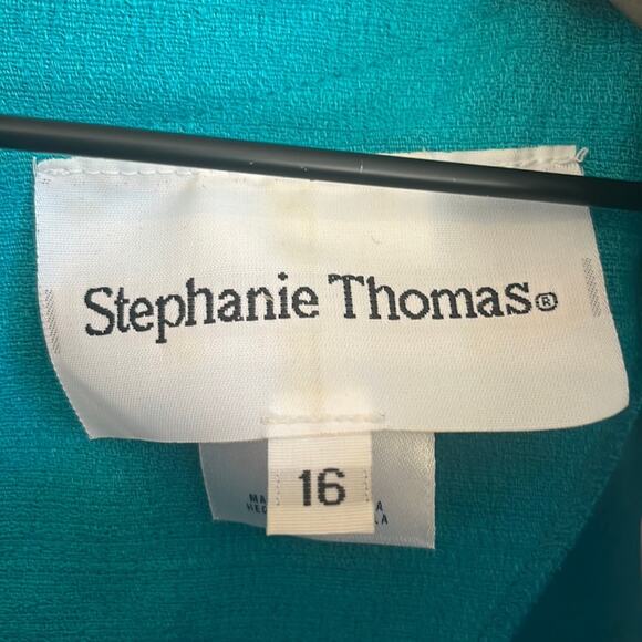 Women's Teal Boxy Top Size 16 Lightweight Beaded Embellished Coastal Beachy - Picture 3 of 8